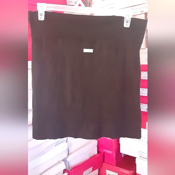 BabyPhat gently used size 1X sweater knit tube top brown/gold/ metallic - Picture 2 of 2